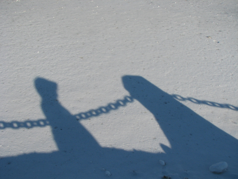 shadows on lake