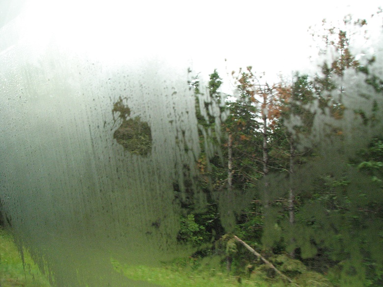 fogged window, bayfield wisconsin