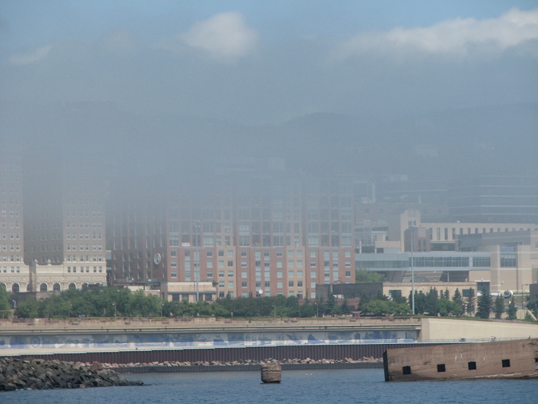 fog in duluth